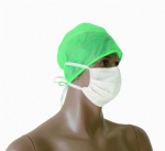 disposable face mask with tie