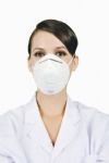 Disposable FFP2 respirator mask